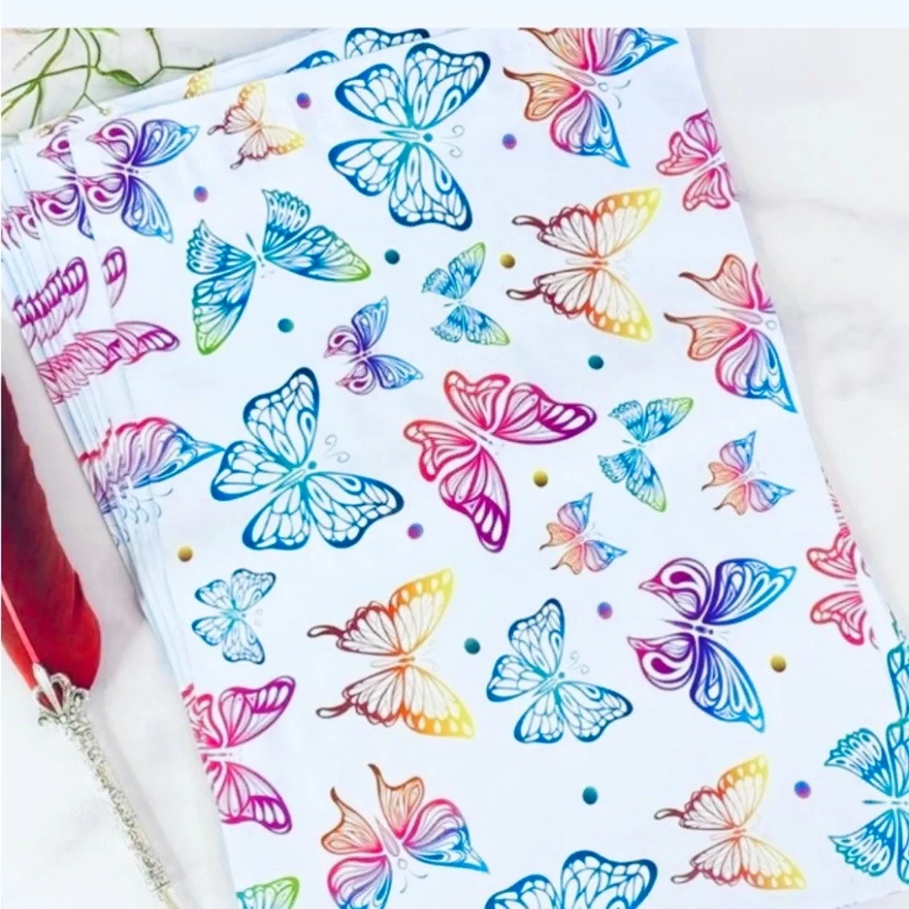 50ct 6x9’ Polymailer Bags~ 🦋🆕🦋 BONUS! 50ct Thank You Stickers